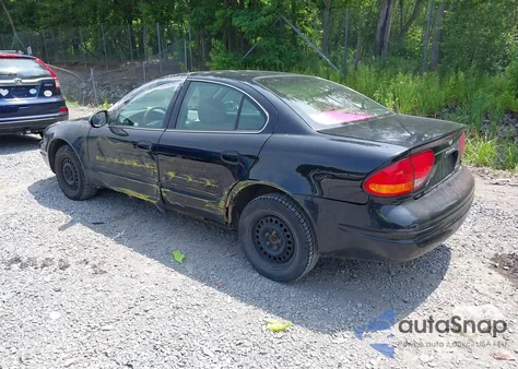 2002 Oldsmobile Alero Gx из США, поврежденный, VIN 1G3NK52F62C307608